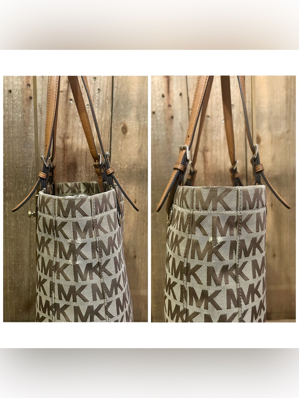 Michael Kors. 4 Piece Set: Jet Set Tote with Free Watch, Dust Bag & Scarf. - Picture 9 of 16